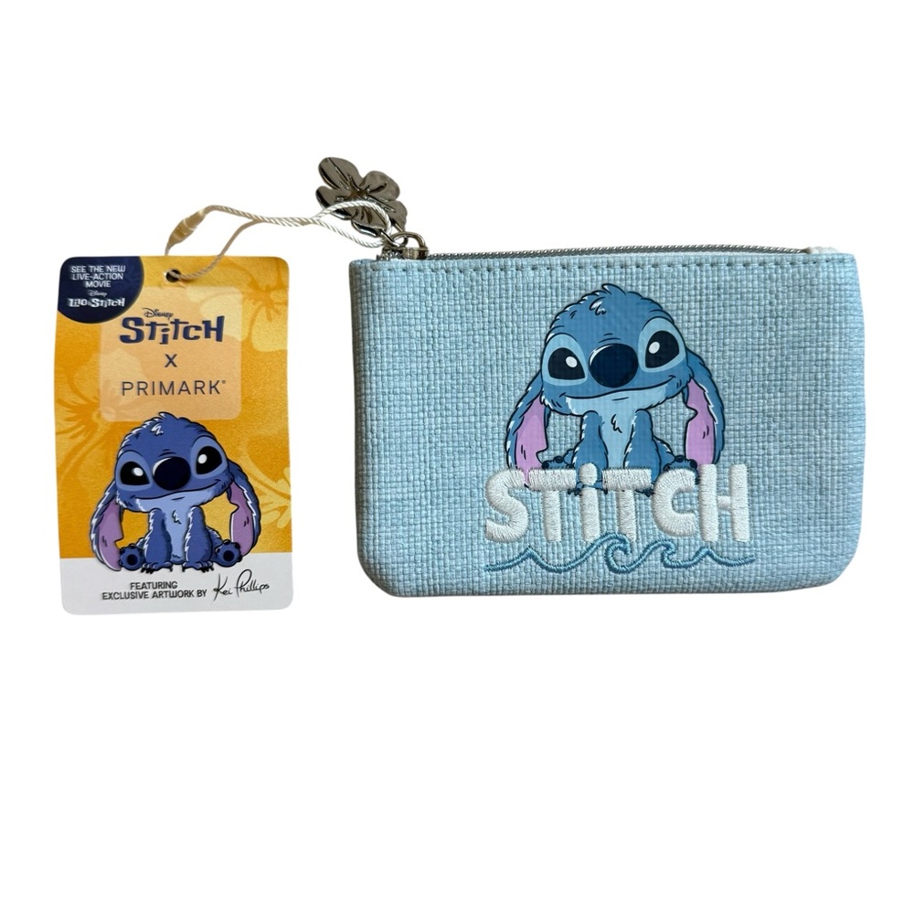 NWT Disney X Primark  Stitch Blue Coin Purse